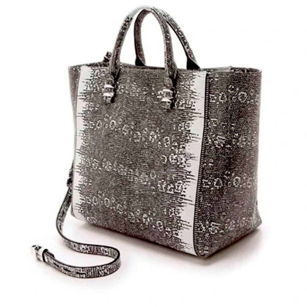Rebecca Minkoff Mini Perry Faux Snakeskin Tote